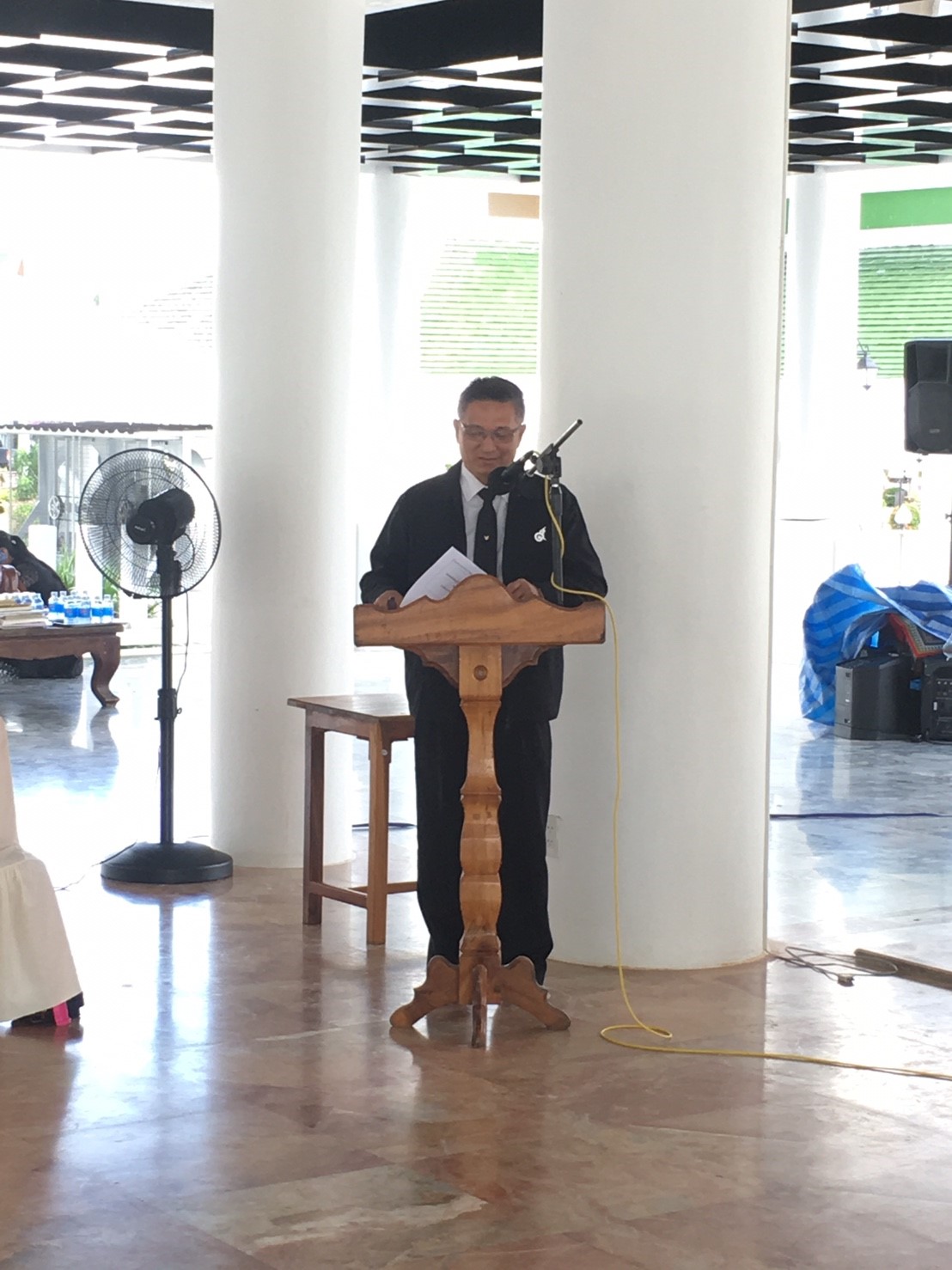 รายงานความคืบหน้างานดอกไม้จันทน์  ต่อ พล.ต.นพดล พรหมแพทย์