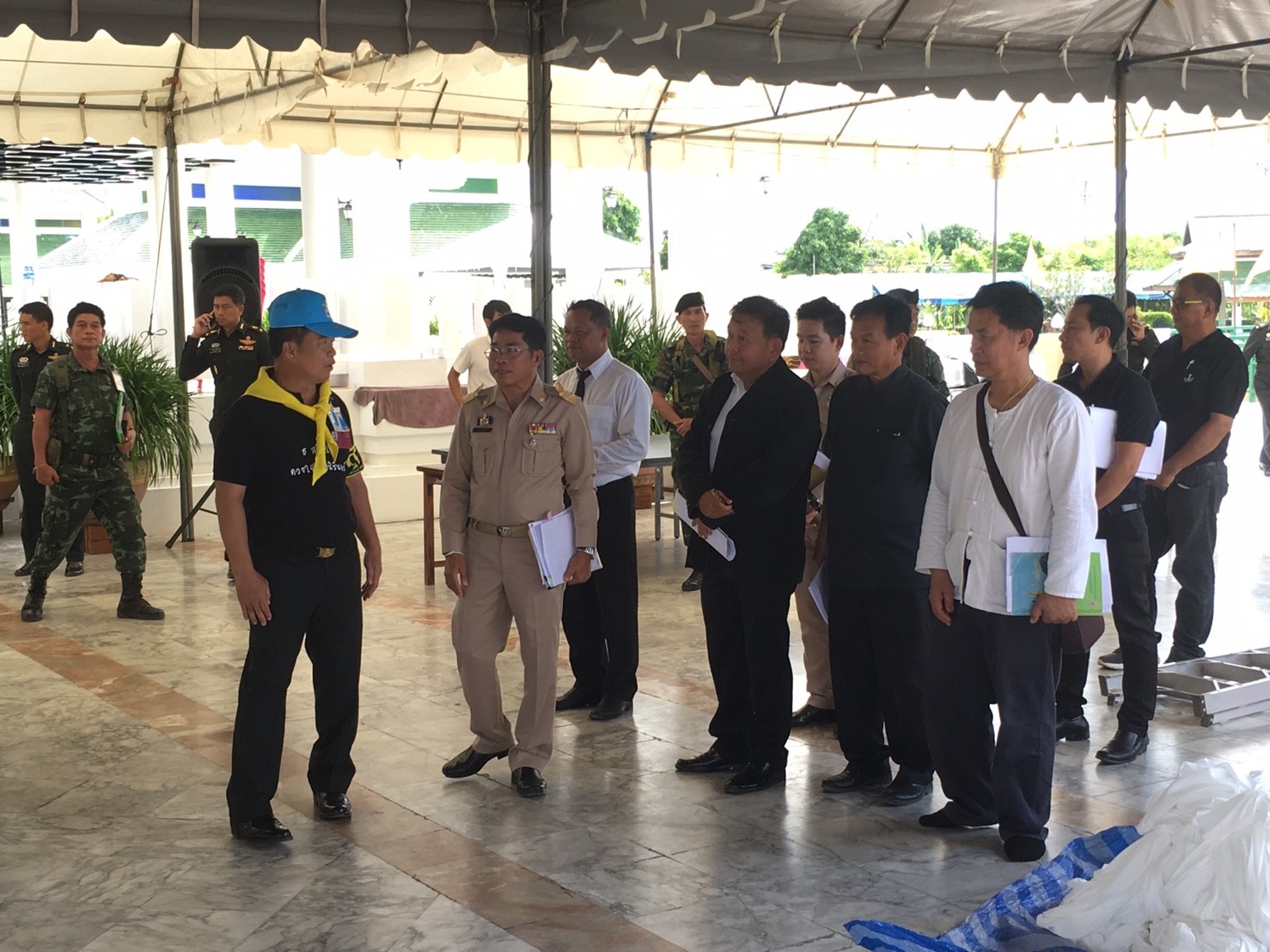 รายงานความคืบหน้างานดอกไม้จันทน์  ต่อ พล.ต.นพดล พรหมแพทย์