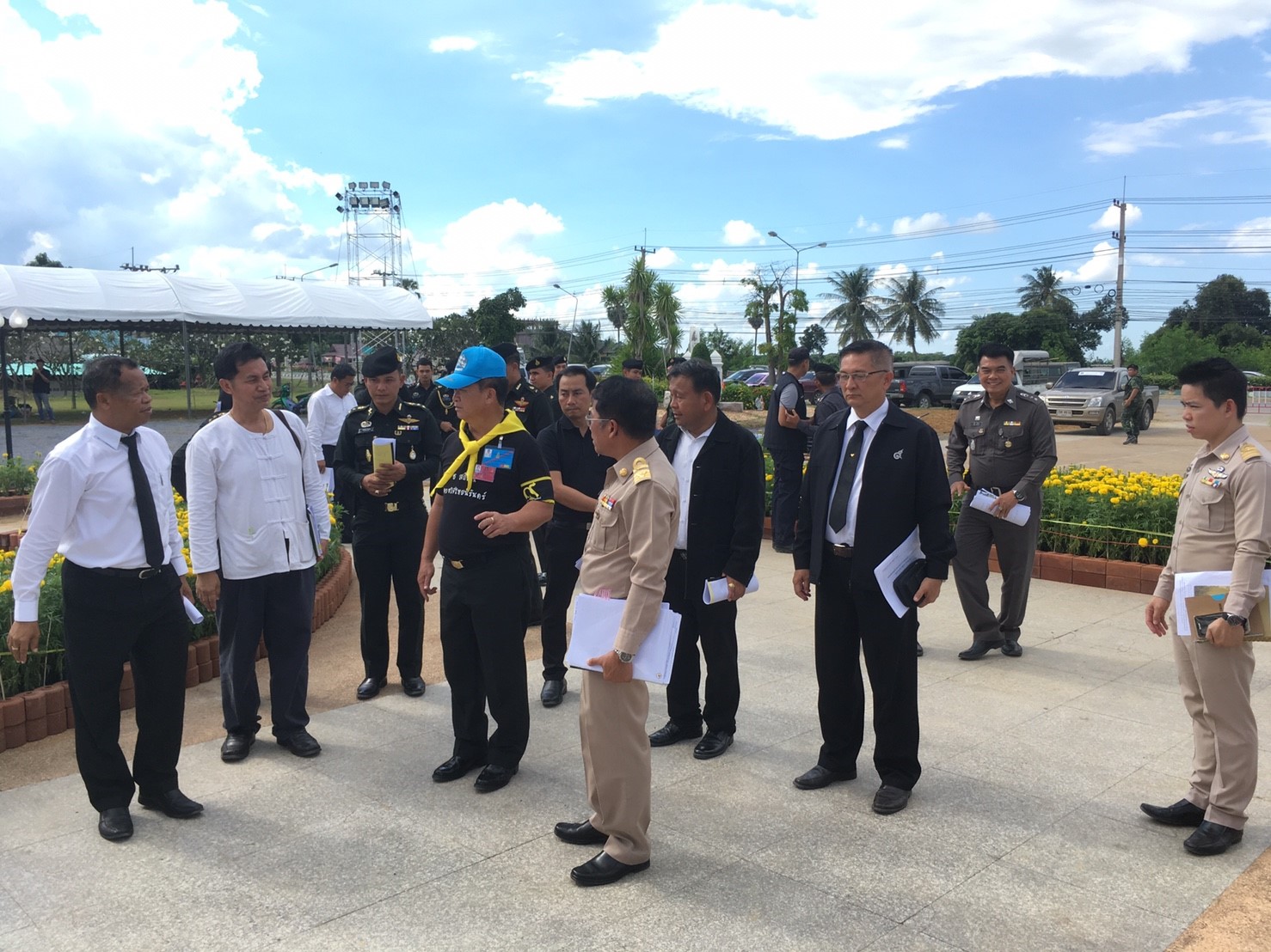 รายงานความคืบหน้างานดอกไม้จันทน์  ต่อ พล.ต.นพดล พรหมแพทย์