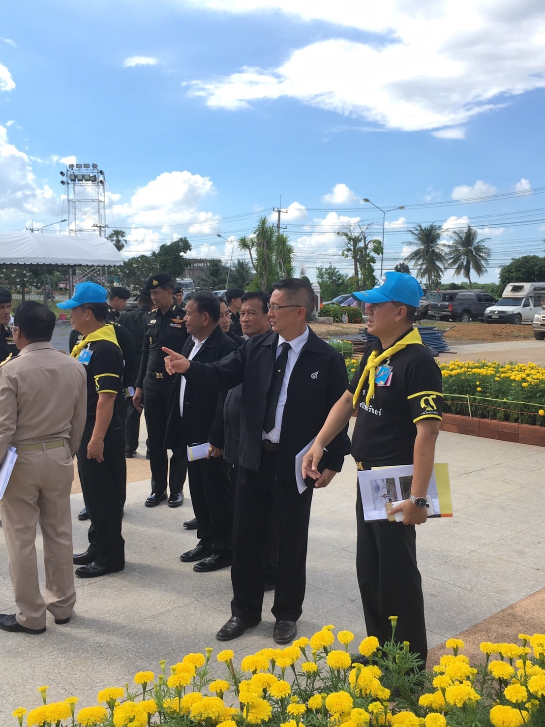 รายงานความคืบหน้างานดอกไม้จันทน์  ต่อ พล.ต.นพดล พรหมแพทย์