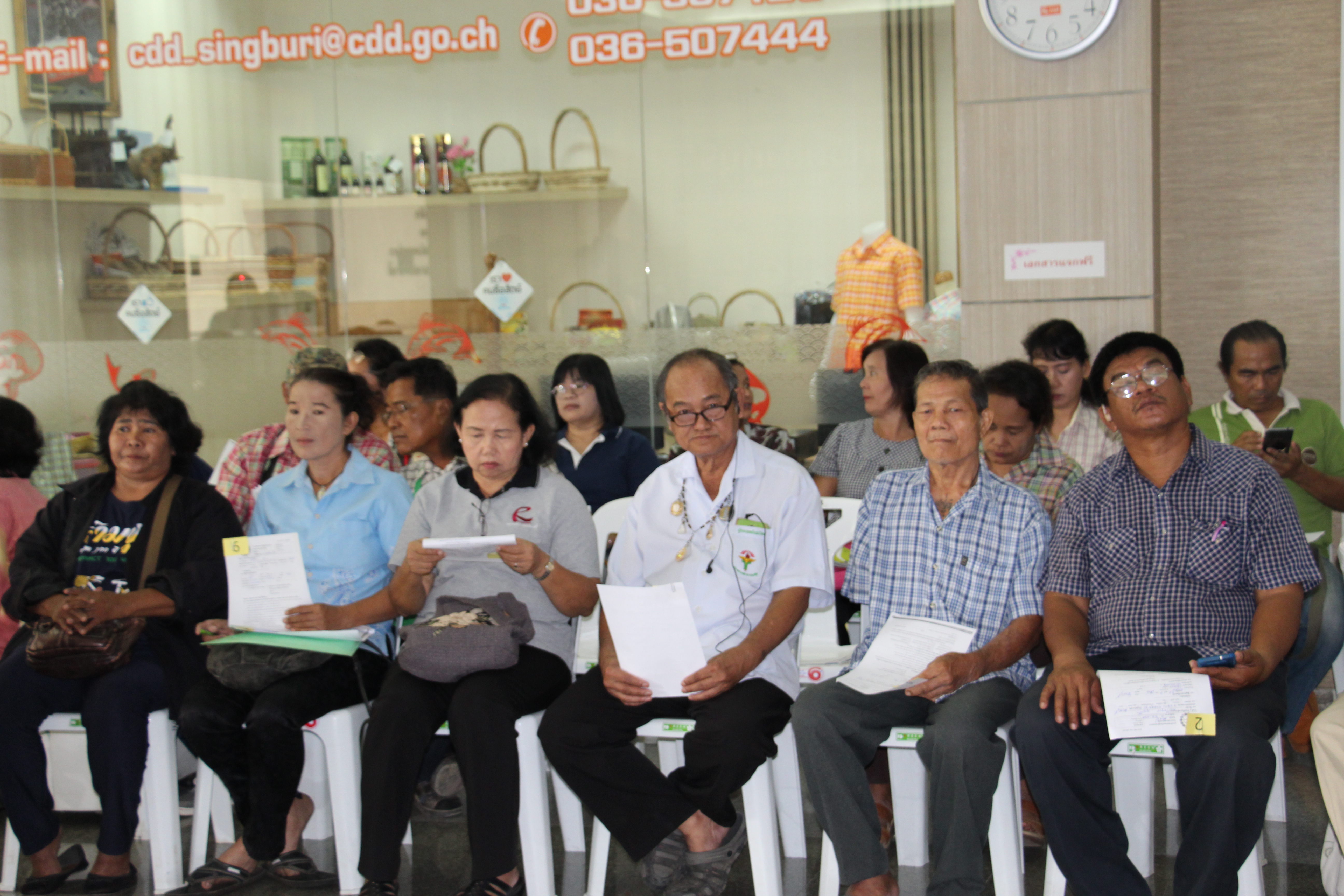 เปิดโครงการโครงการตลาดประชารัฐ จังหวัดสิงห์บุรี