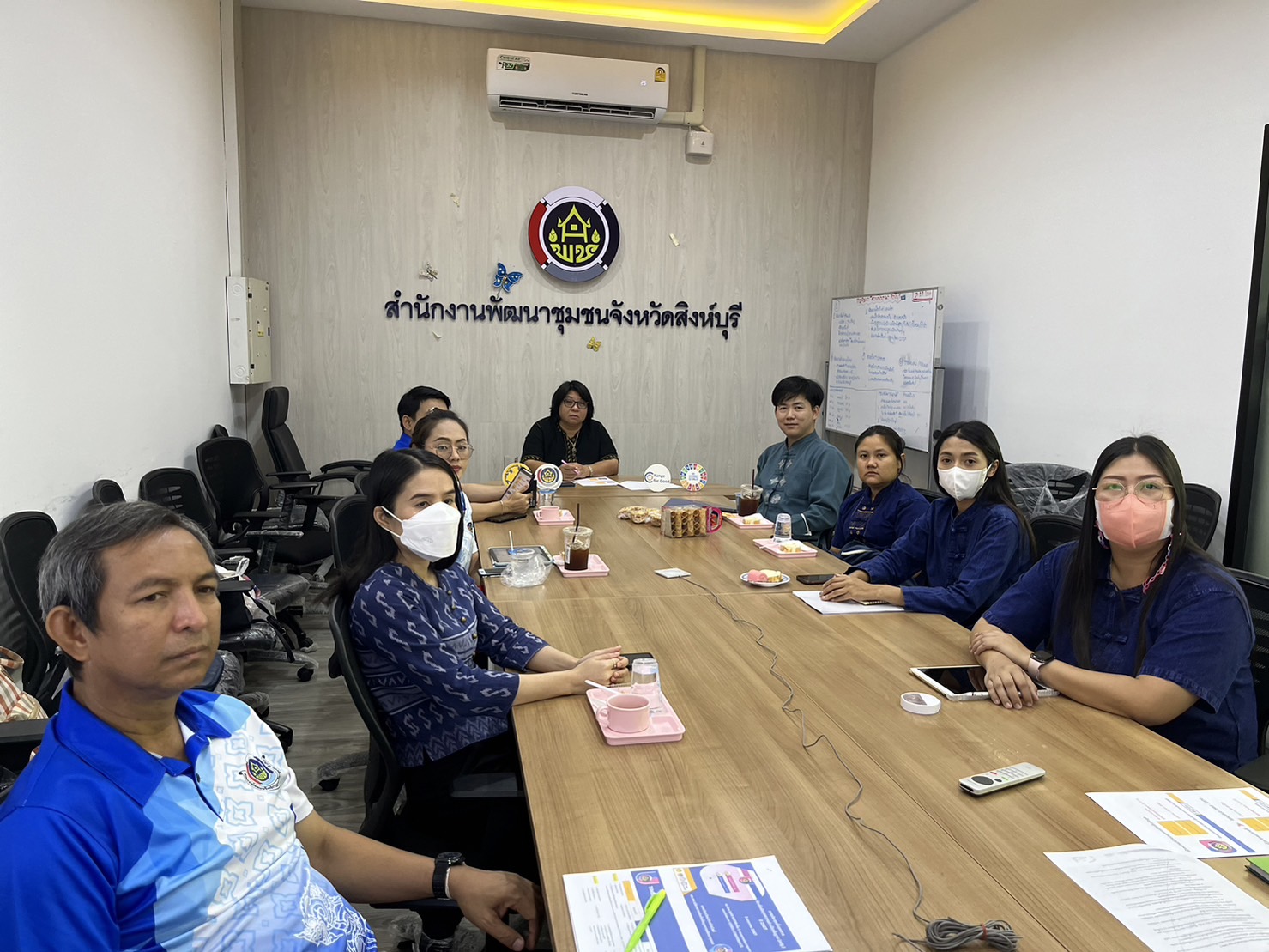 🌈 03/01/67 พช.สิงห์บุรี ร่วมประชุมชี้แจงการจัดเก็บข้อมูลความจำเป็นพื้นฐาน (จปฐ.) ปี 2567ผ่านระบบวีดิทัศน์ทางไกล (VDO Conference)