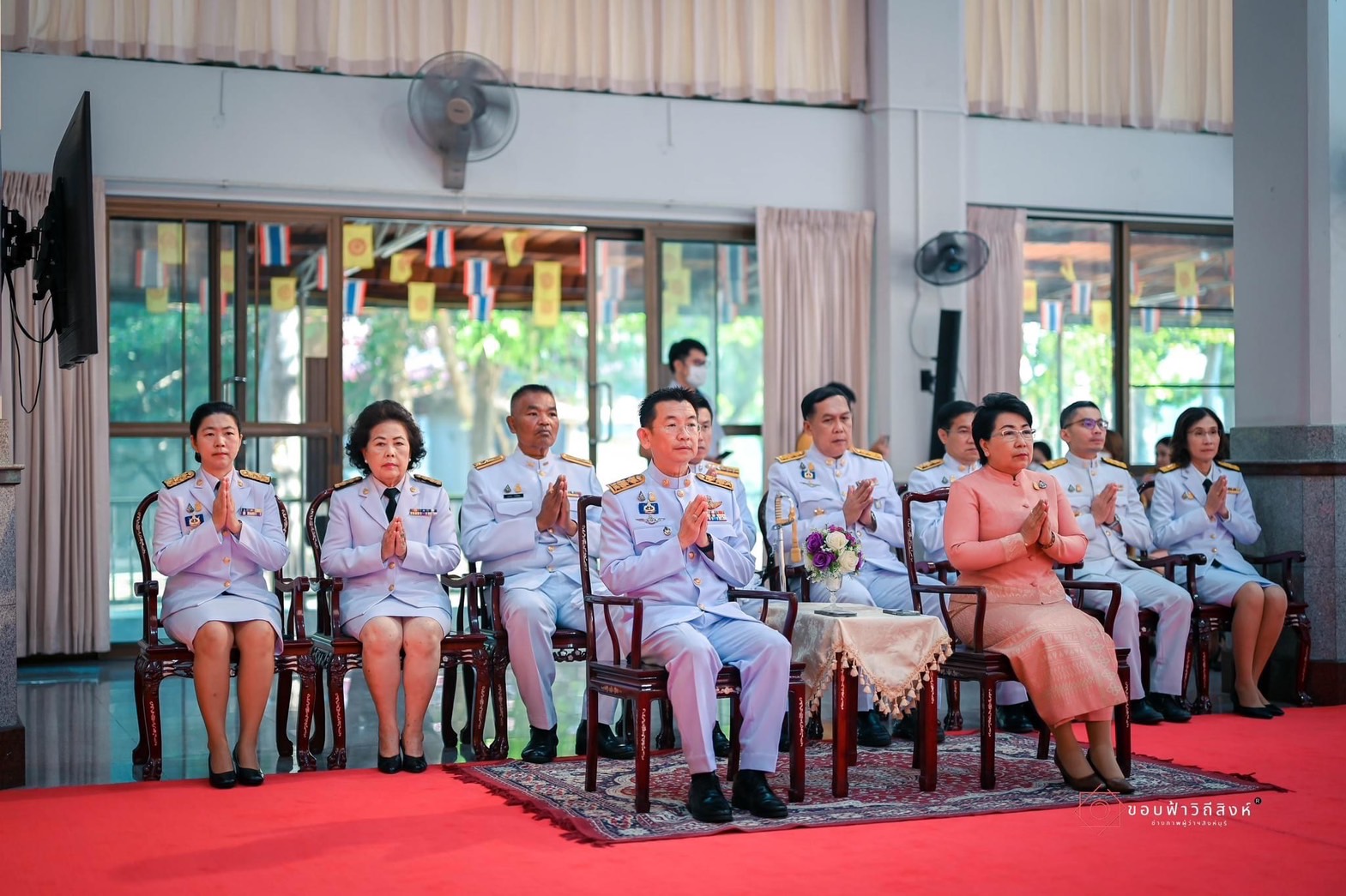 🌈 08/01/67 พช.สิงห์บุรี ร่วมพิธีเจริญพระพุทธมนต์เฉลิมพระเกียรติ สมเด็จพระเจ้าลูกเธอ เจ้าฟ้าสิริวัณณวรี นารีรัตนราชกัญญา เนื่องในโอกาสวันคล้ายวันประสูติ 8 มกราคม