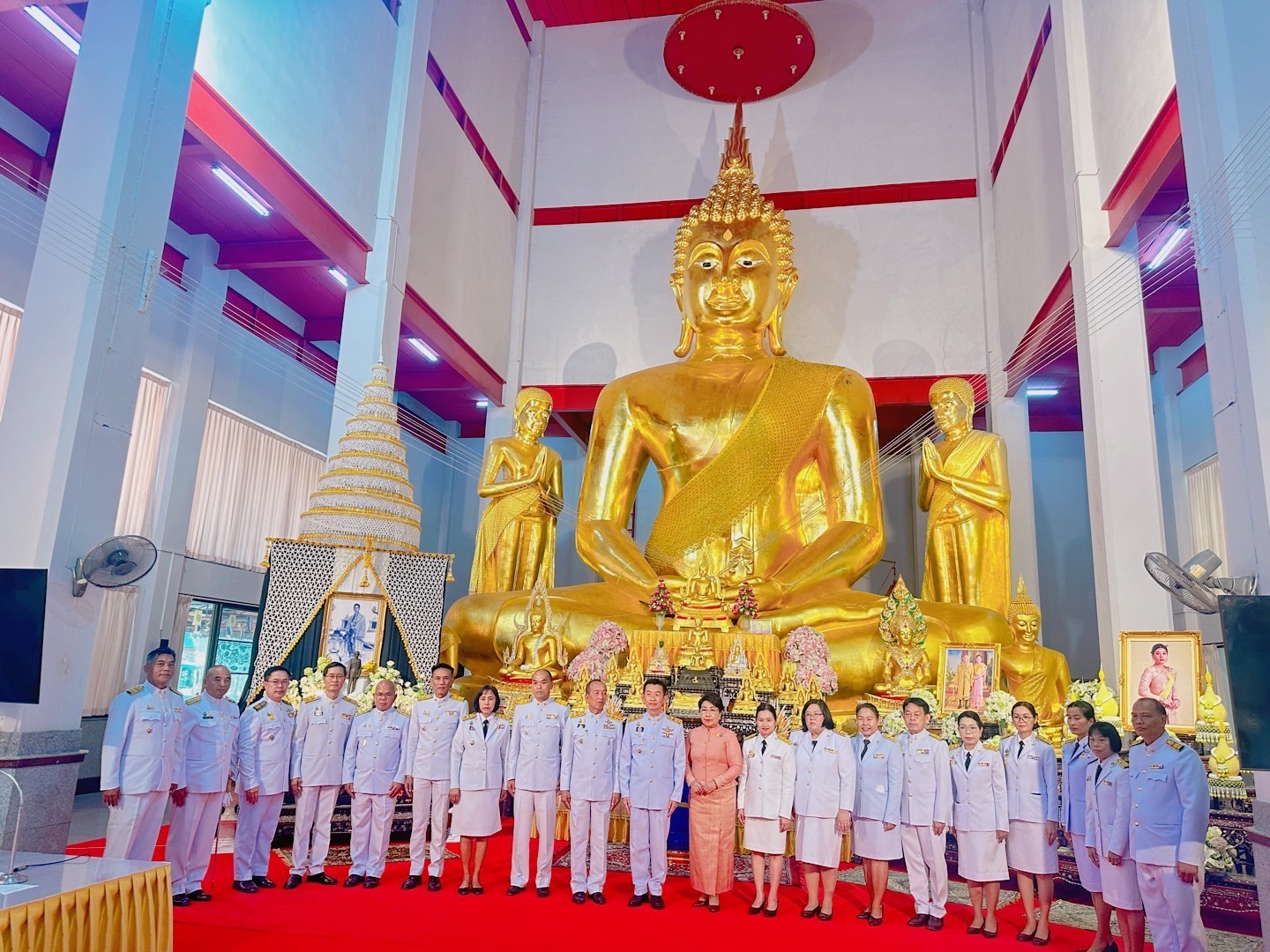 🌈 08/01/67 พช.สิงห์บุรี ร่วมพิธีเจริญพระพุทธมนต์เฉลิมพระเกียรติ สมเด็จพระเจ้าลูกเธอ เจ้าฟ้าสิริวัณณวรี นารีรัตนราชกัญญา เนื่องในโอกาสวันคล้ายวันประสูติ 8 มกราคม