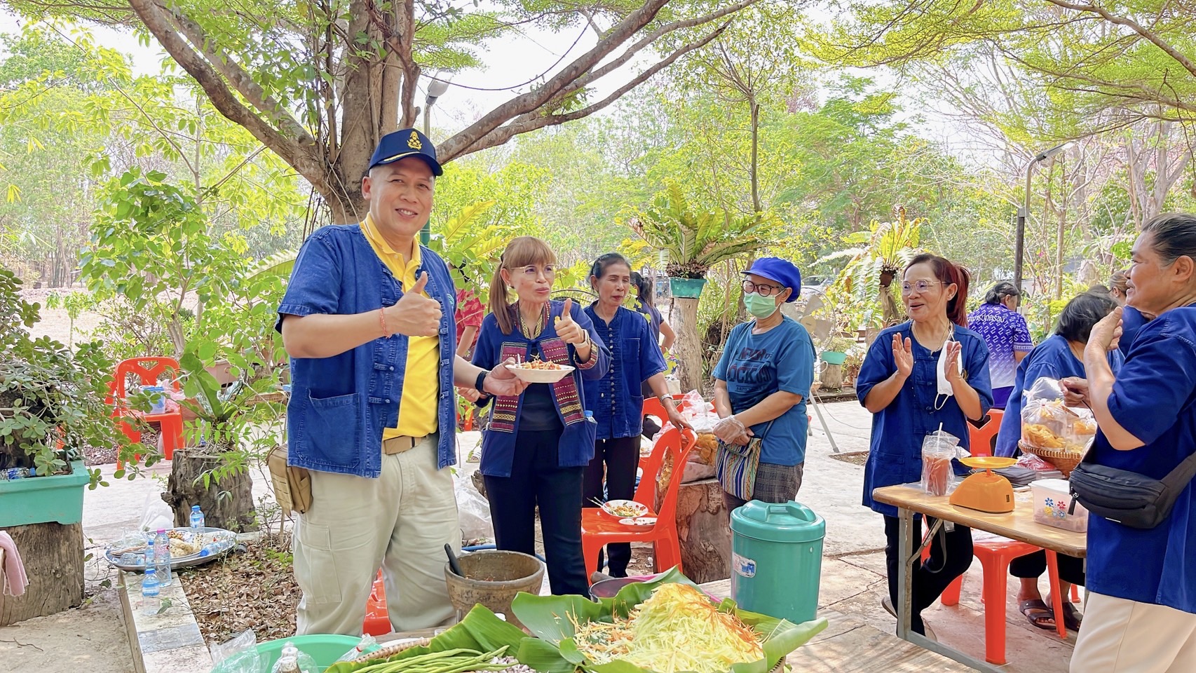 🌈 26/03/67 พช.สิงห์บุรี จัดกิจกรรมเอามื้อสามัคคี ศูนย์เรียนรู้ทฤษฎีใหม่รูปแบบ โคก หนอง นา (สวนสิงห์โต โคก หนอง นา)