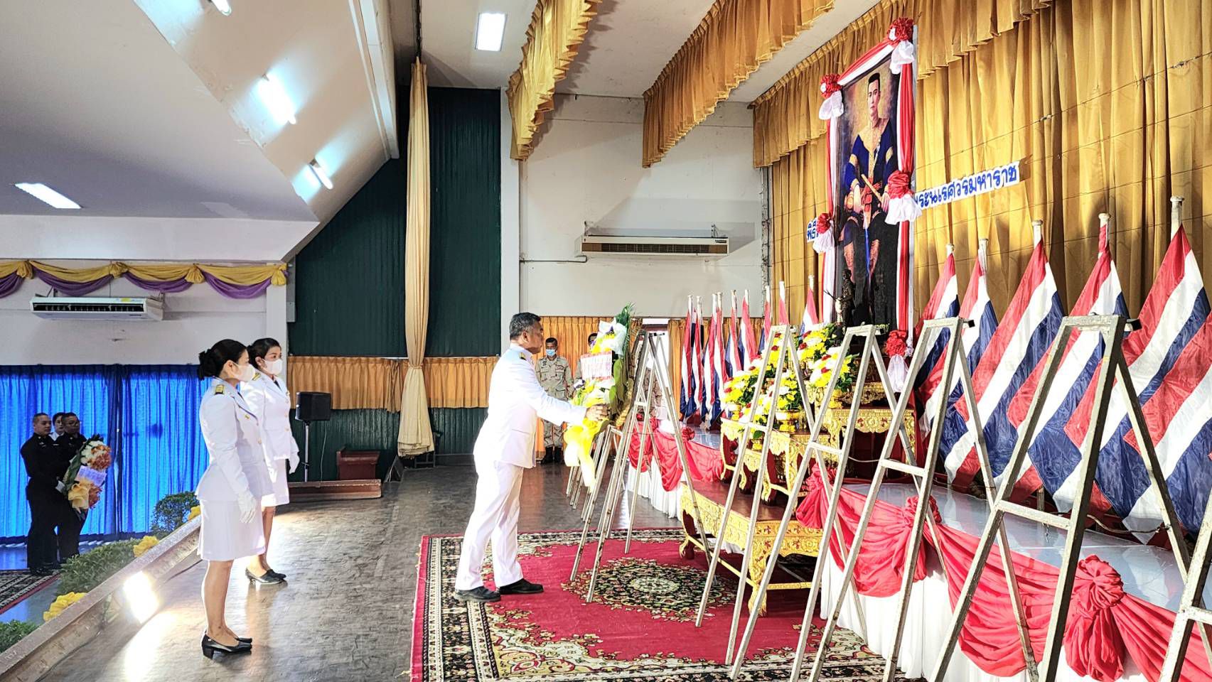🌈 25/04/67 พช.สิงห์บุรี ร่วมพิธีวางพวงมาลาถวายราชสักการะ เนื่องใน “วันคล้ายวันสวรรคตสมเด็จพระนเรศวรมหาราช” ปีพุทธศักราช 2567