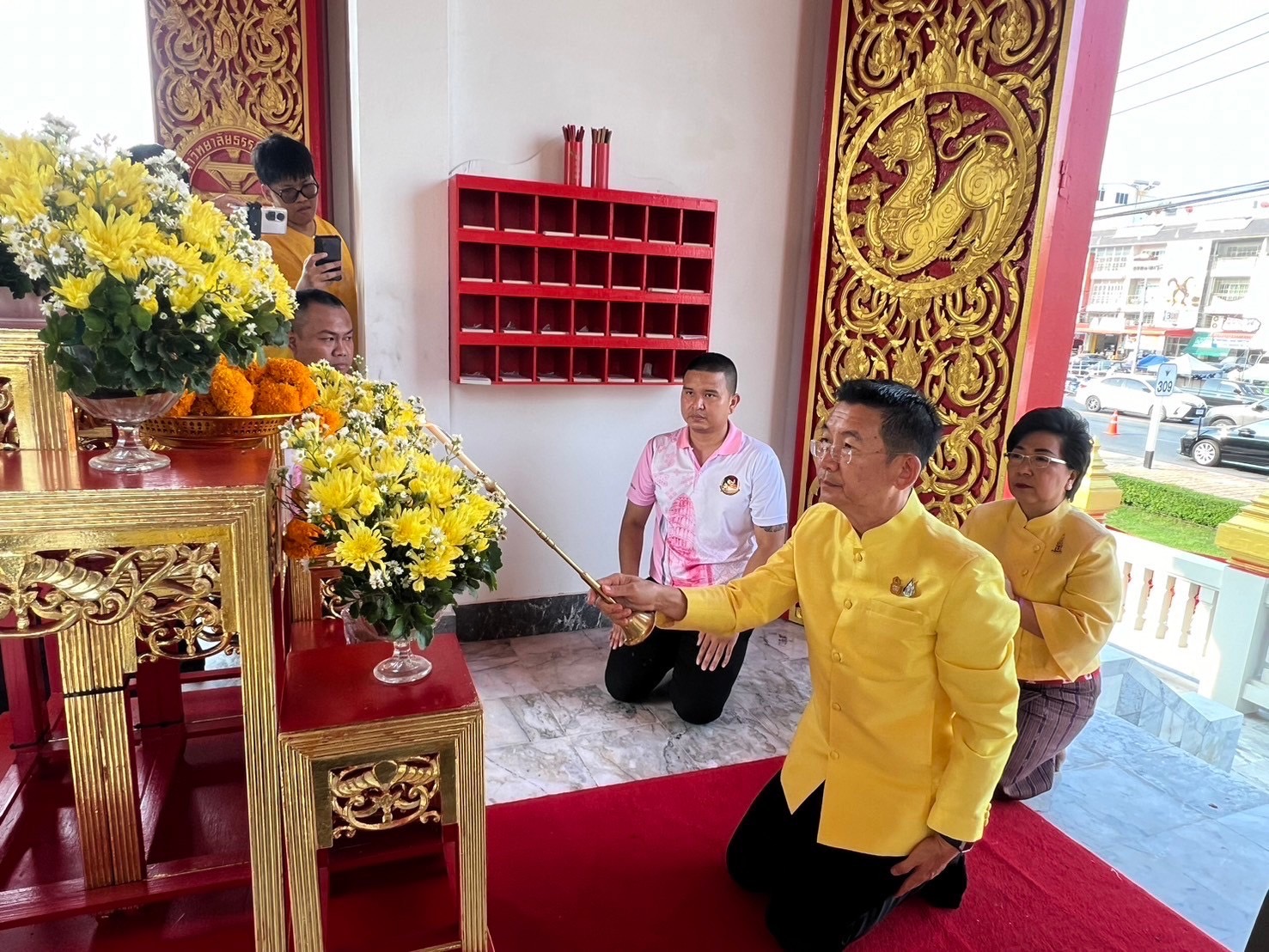 🌈 09/04/67 พช.สิงห์บุรี ร่วมงานสมโภชศาลหลักเมืองสิงห์บุรี