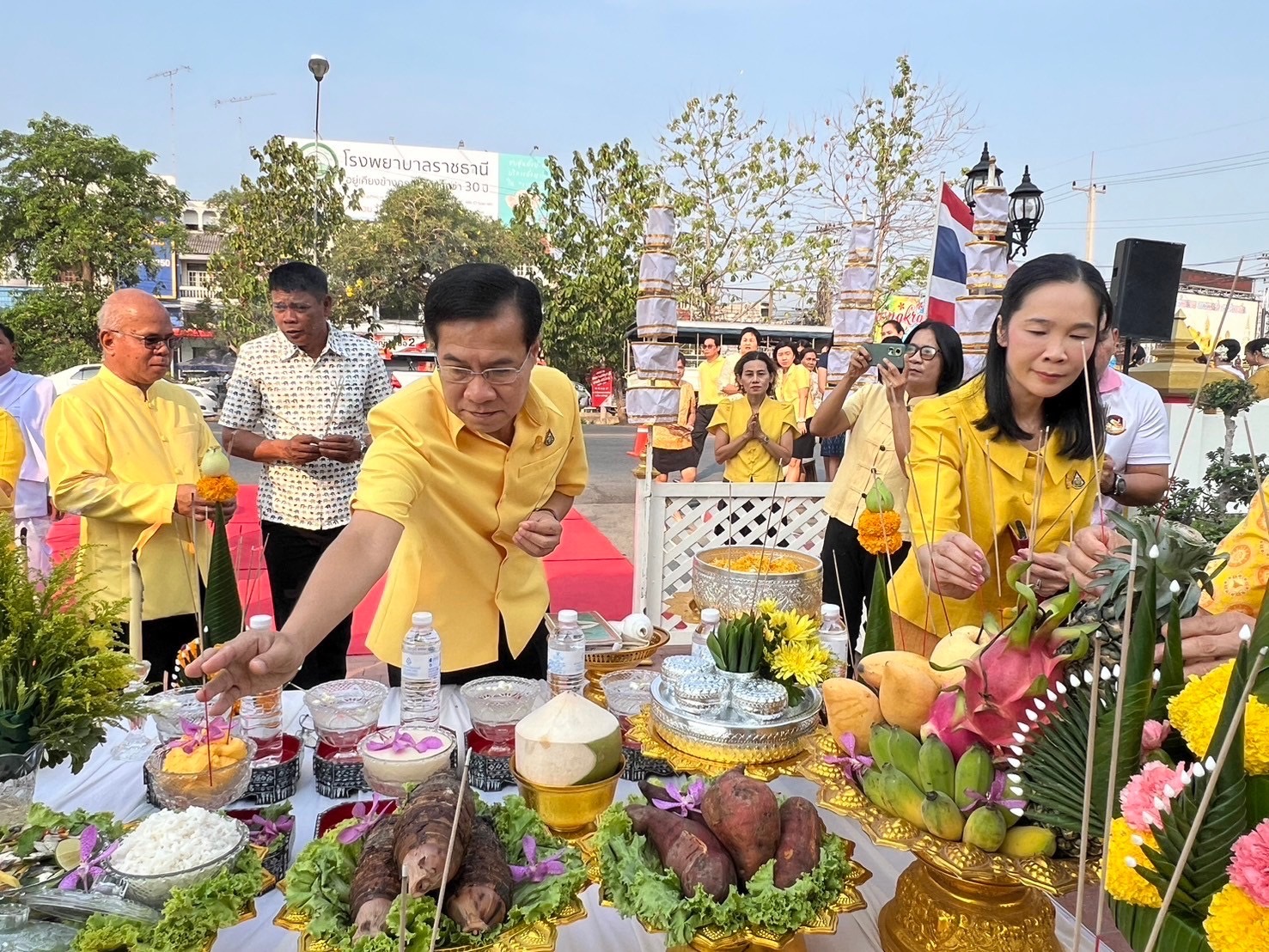 🌈 09/04/67 พช.สิงห์บุรี ร่วมงานสมโภชศาลหลักเมืองสิงห์บุรี