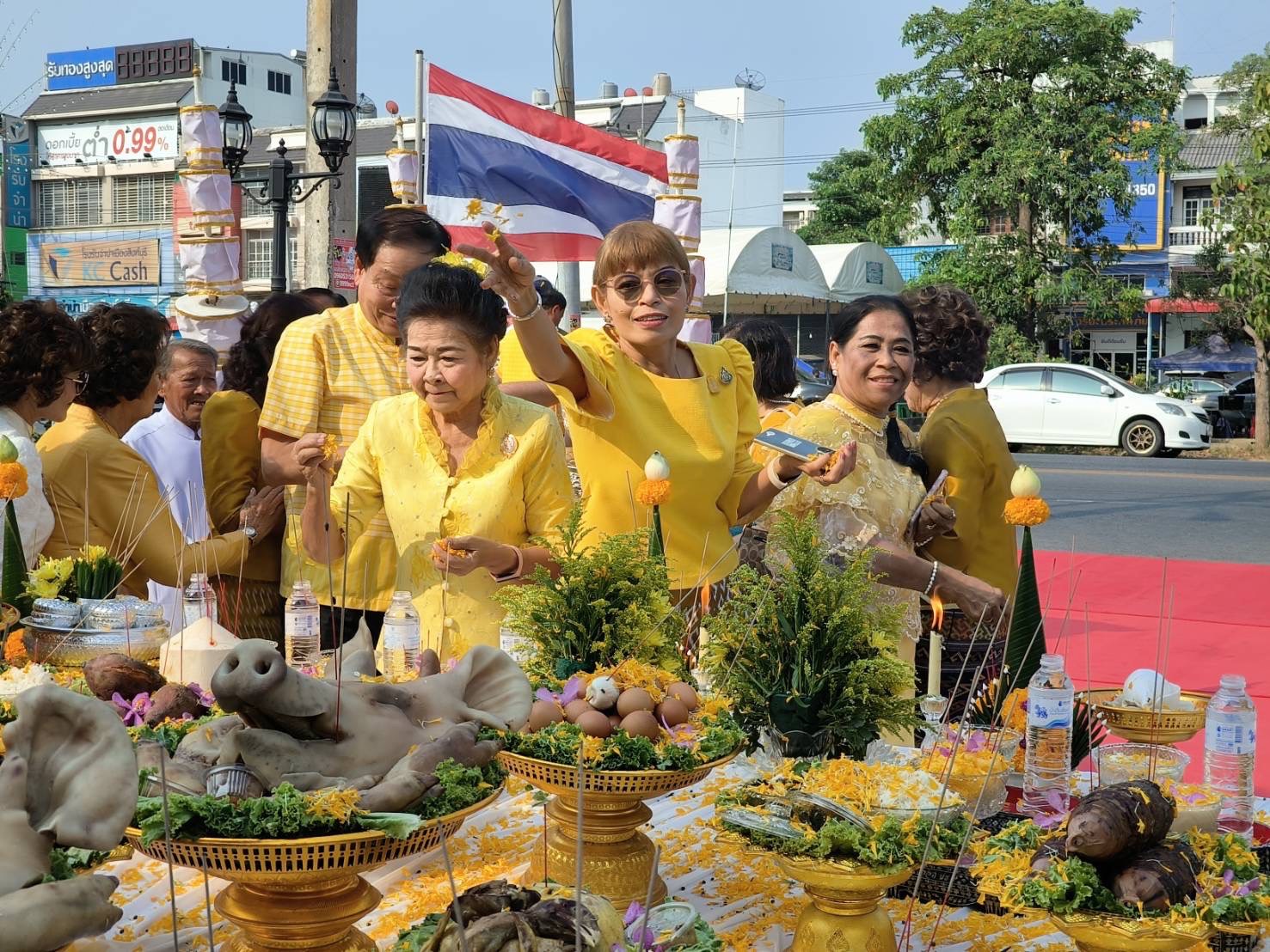🌈 09/04/67 พช.สิงห์บุรี ร่วมงานสมโภชศาลหลักเมืองสิงห์บุรี
