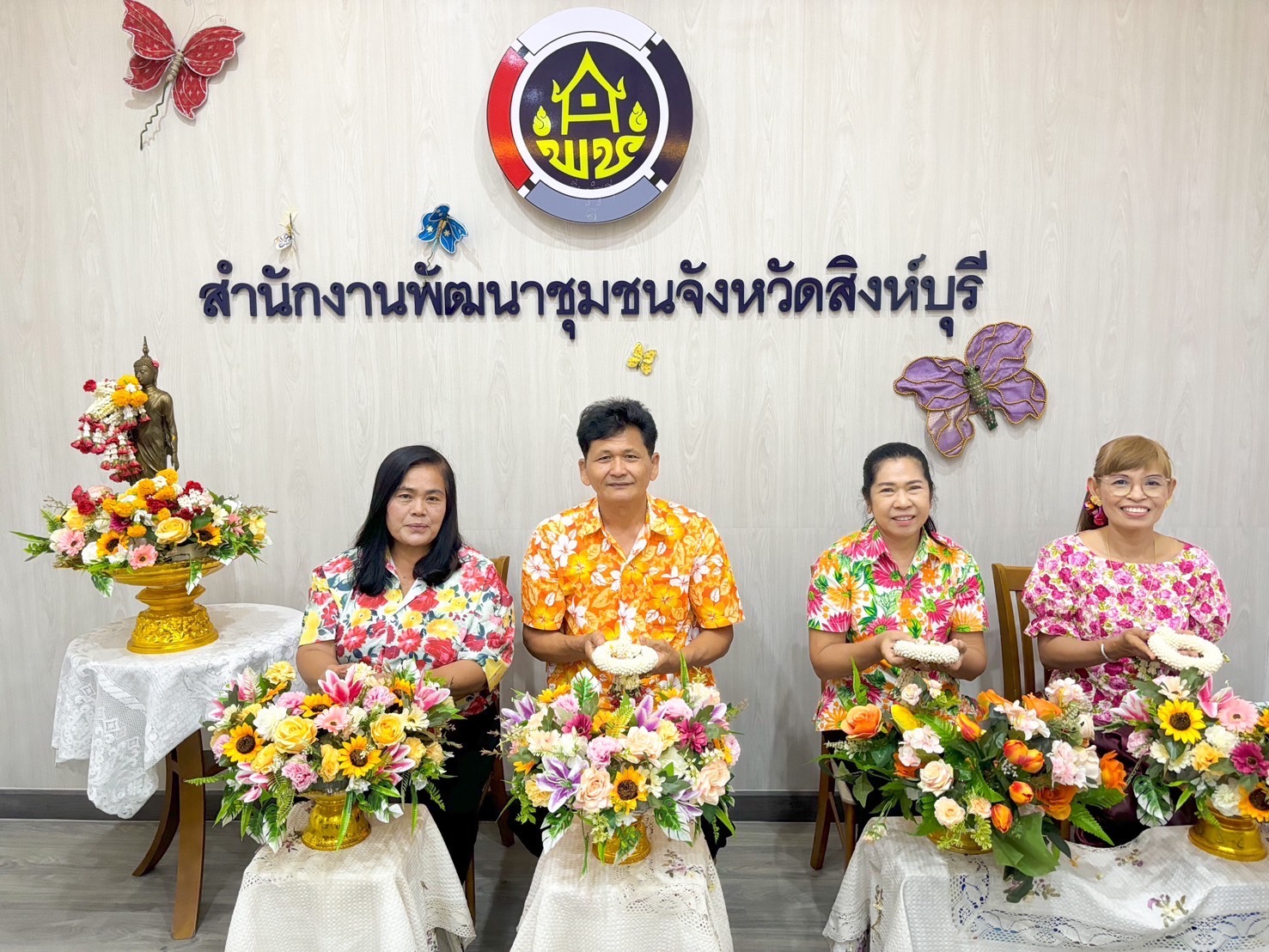 🌈 11/04/67 พช.สิงห์บุรี ร่วมสืบสานประเพณีไทย “สุขสันต์มหาสงกรานต์ 2567”