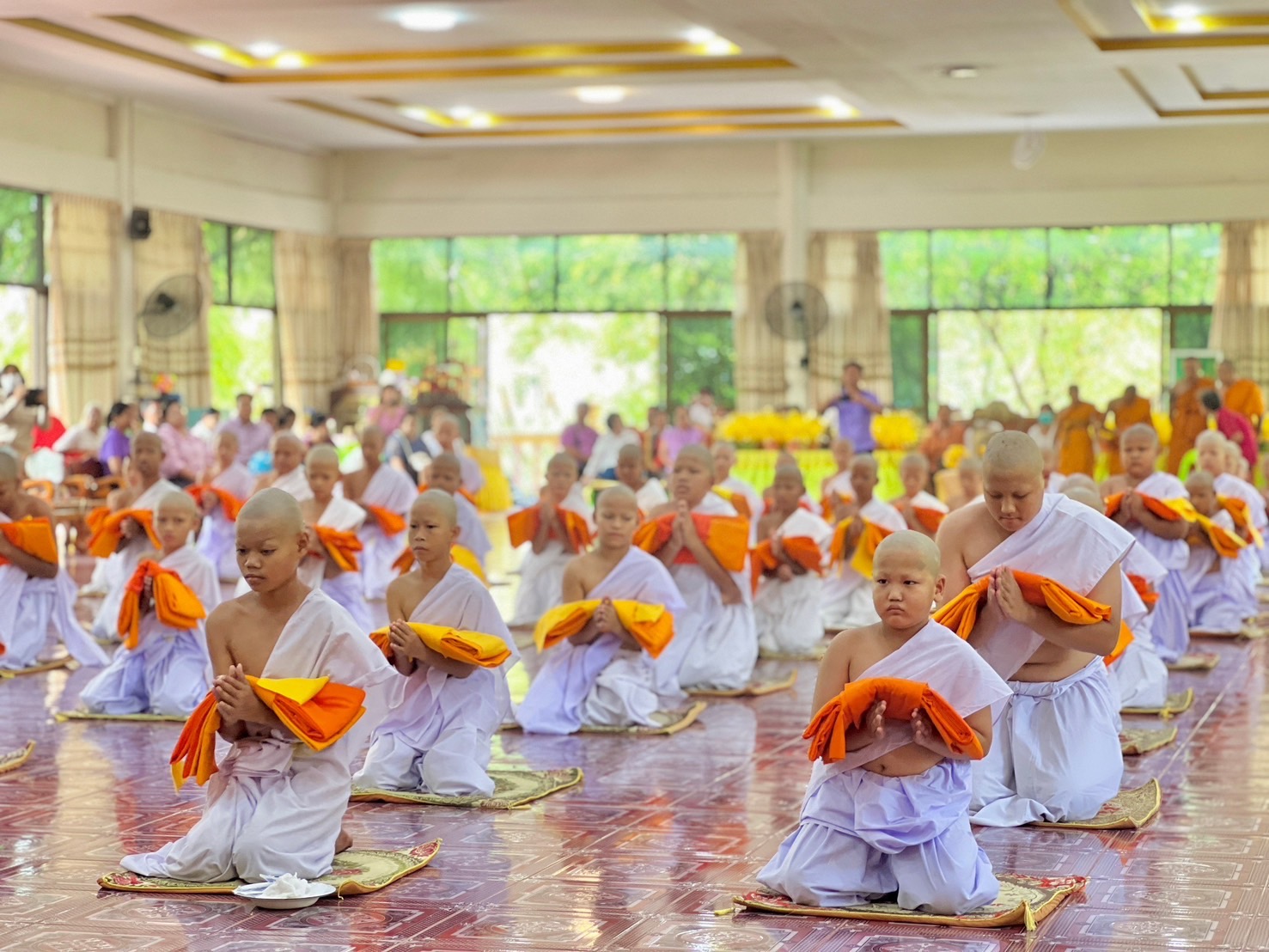 🌈 พช.สิงห์บุรี ร่วมพิธีบรรพชาสามเณรภาคฤดูร้อน ภายใต้โครงการเสริมสร้างคุณธรรมจริยธรรม ค่านิยมและความเป็นไทย