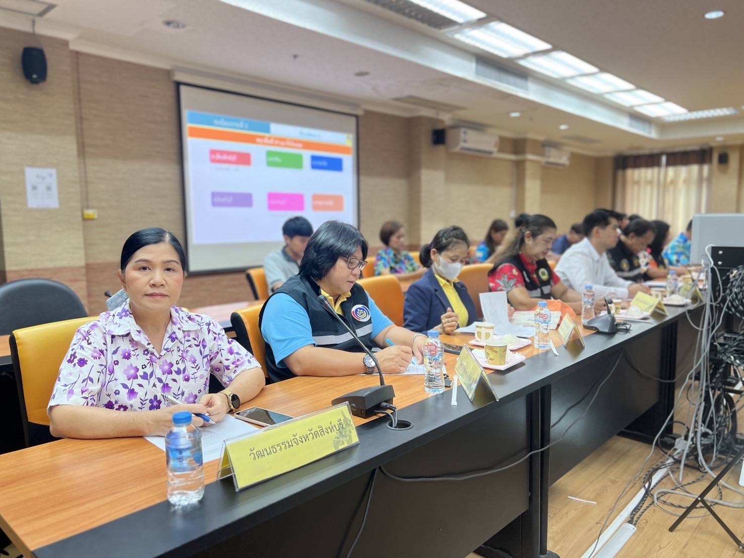 🌈 12/04/67 พช.สิงห์บุรี ร่วมประชุมติดตามการดำเนินงานป้องกันและลดอุบัติเหตุทางถนนช่วงเทศกาลสงกรานต์ พ.ศ. 2567