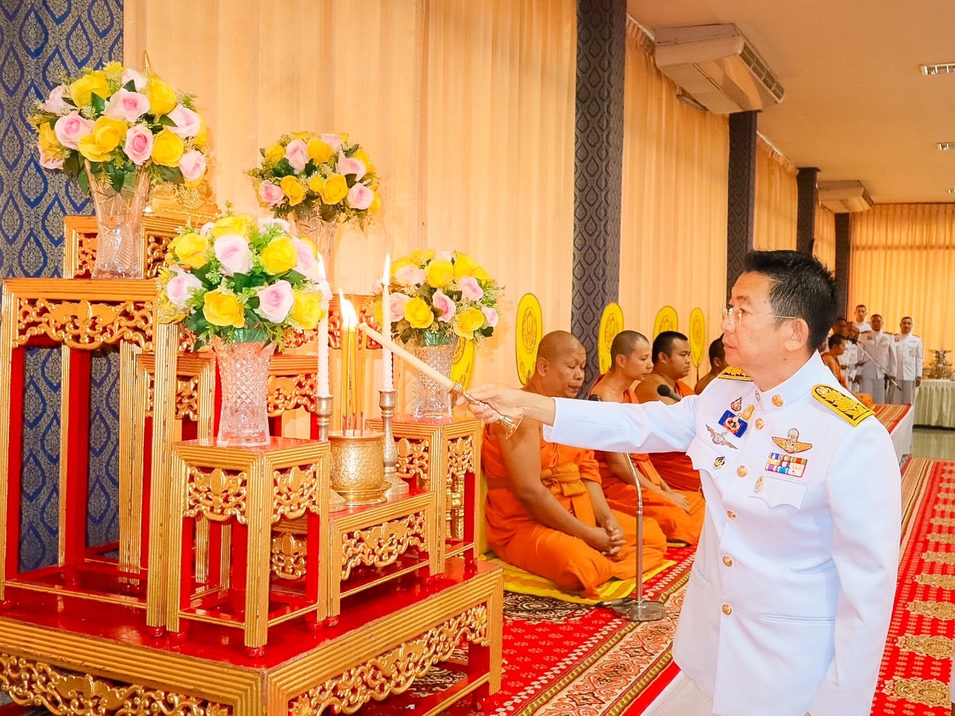 🌈 19/04/67 พช.สิงห์บุรี ร่วมพิธีเจริญพระพุทธมนต์ เฉลิมพระเกียรติสมเด็จพระกนิษฐาธิราชเจ้า กรมสมเด็จพระเทพรัตนราชสุดาฯ สยามบรมราชกุมารี