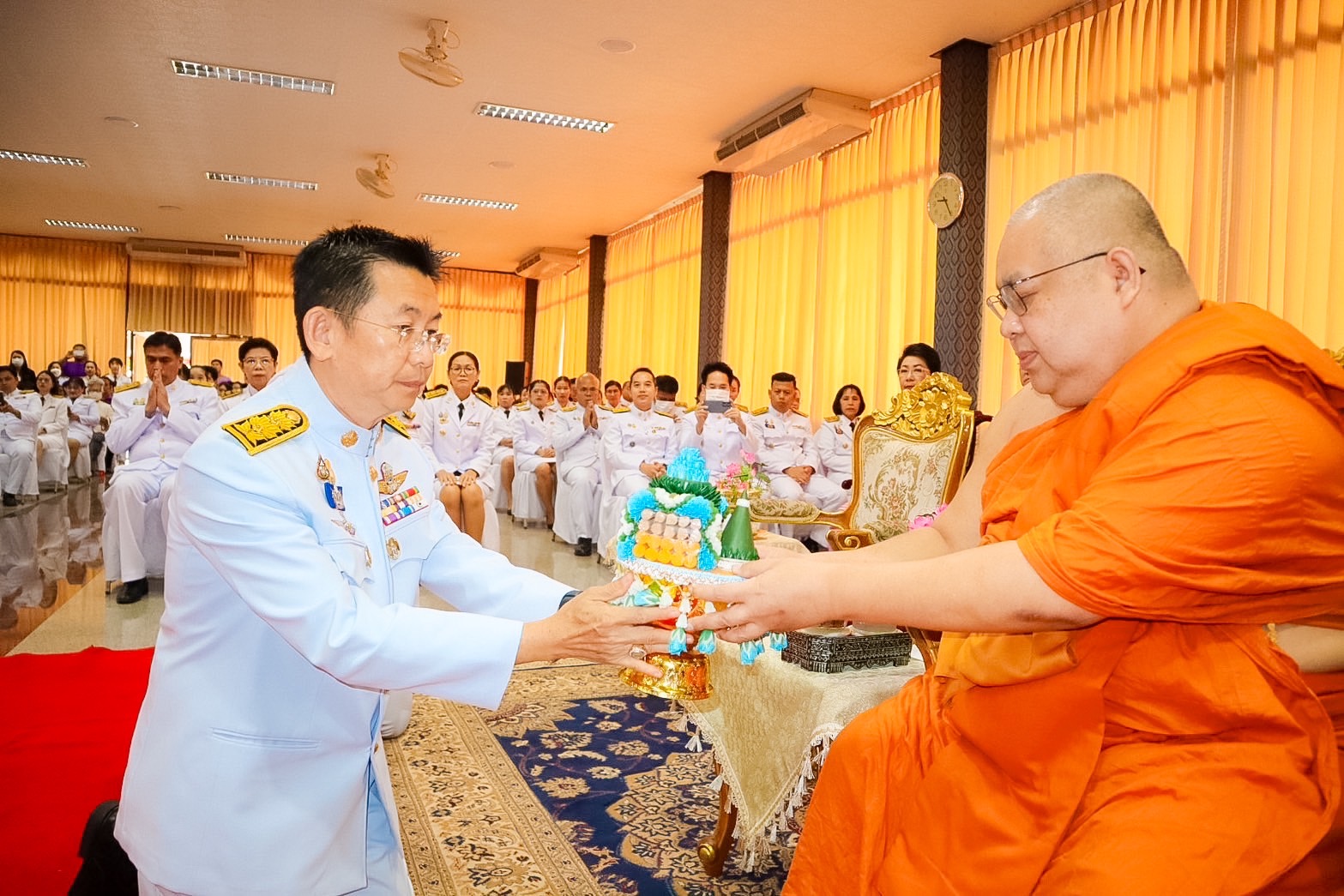 🌈 19/04/67 พช.สิงห์บุรี ร่วมพิธีเจริญพระพุทธมนต์ เฉลิมพระเกียรติสมเด็จพระกนิษฐาธิราชเจ้า กรมสมเด็จพระเทพรัตนราชสุดาฯ สยามบรมราชกุมารี