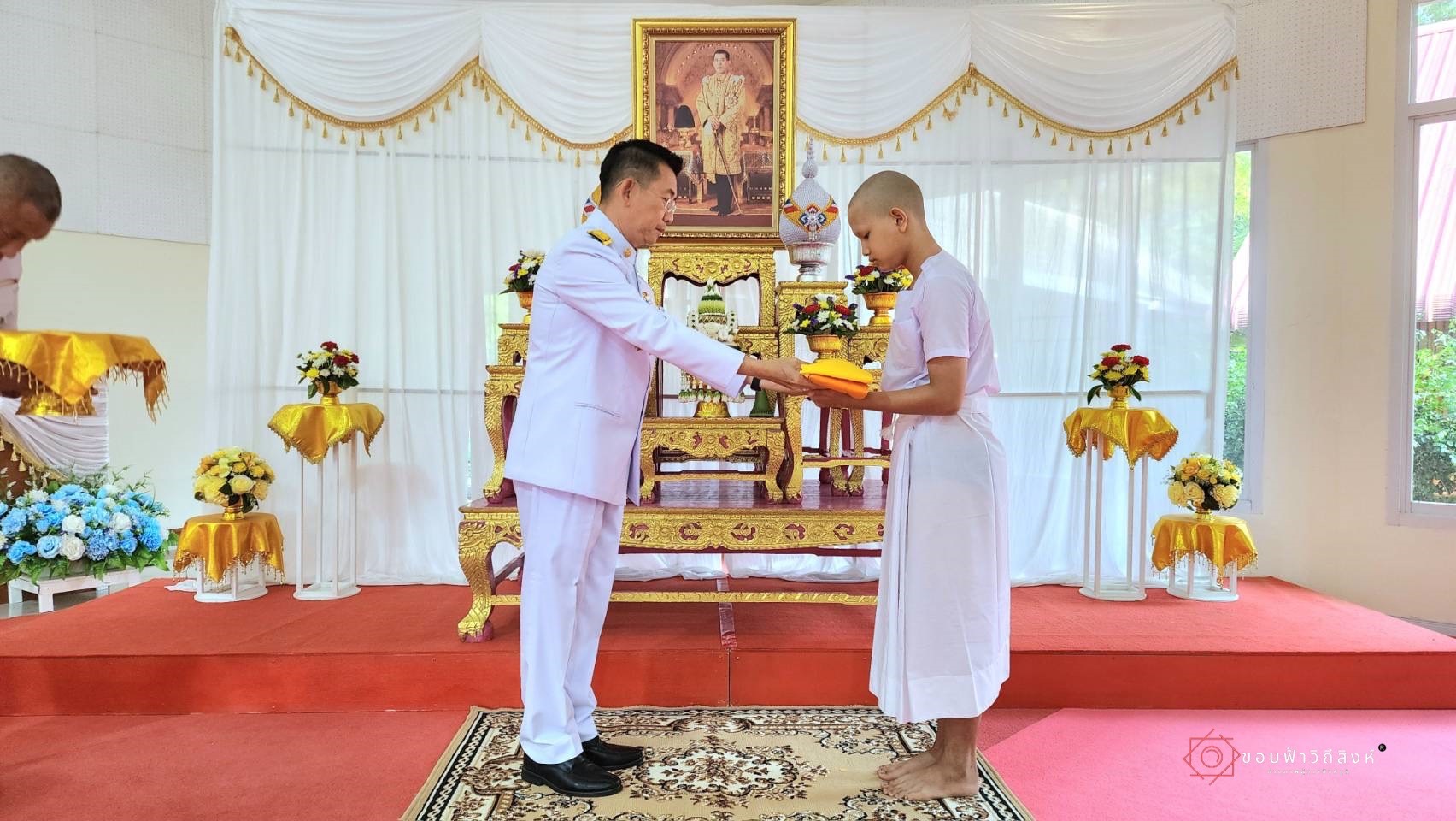 🌈 22/04/67 พช.สิงห์บุรี ร่วมพิธีมอบผ้าไตรและบรรพชาสามเณร ตามโครงการบรรพชาสามเณรภาคฤดูร้อน เฉลิมพระเกียรติพระบาทสมเด็จพระเจ้าอยู่หัวเนื่องในโอกาสมหามงคลเฉลิมพระชนมพรรษา 6 รอบ 28 กรกฎาคม 2567