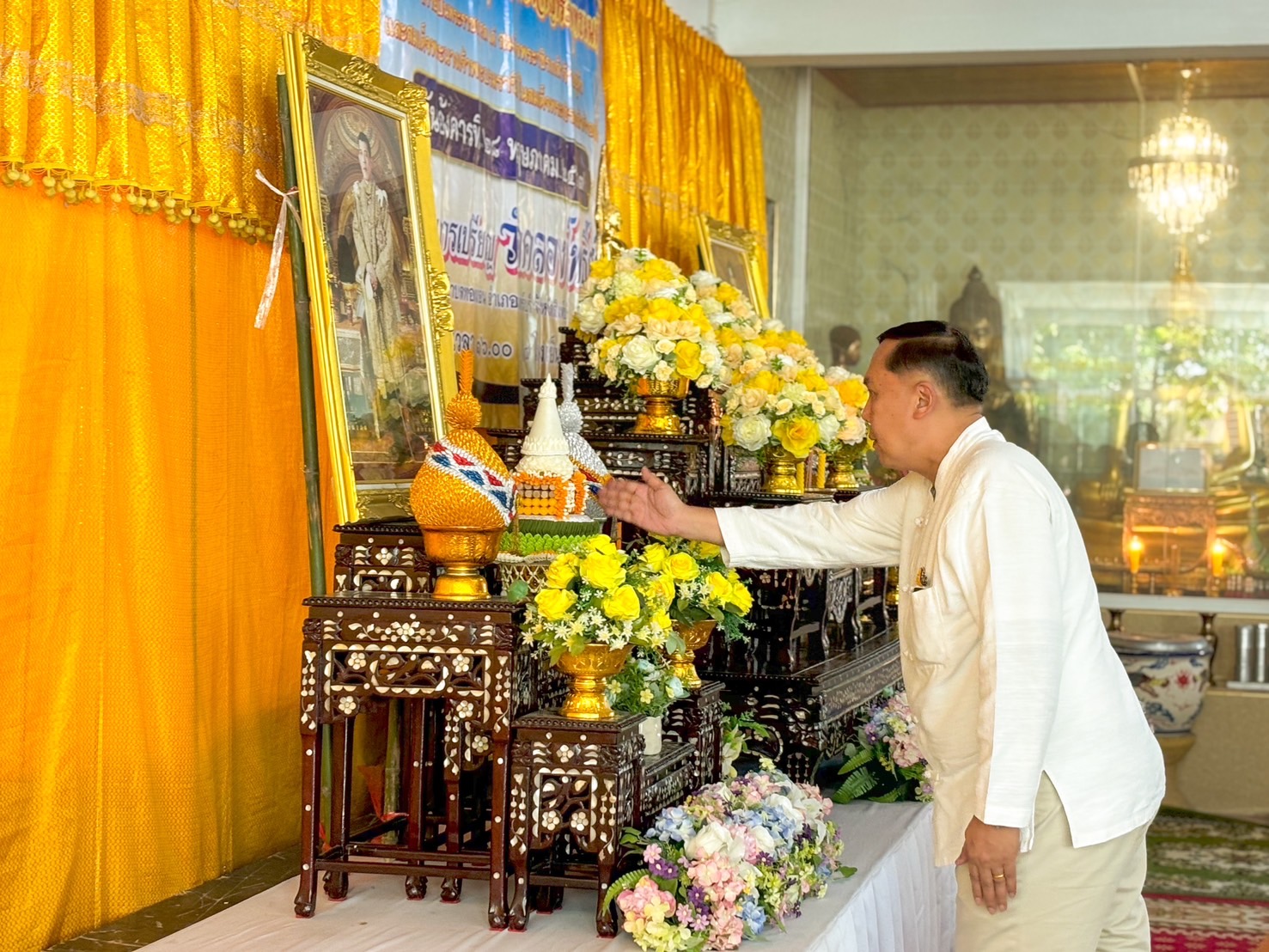 🌈 28/05/67 พช.สิงห์บุรี ร่วมพิธีเจริญพระพุทธมนต์เฉลิมพระเกียรติถวายพระพรชัยมงคลแด่ พระบาทสมเด็จพระเจ้าอยู่หัว เนื่องในโอกาสวันเฉลิมพระชนมพรรษา 6 รอบ 28 กรกฏาคม 2567