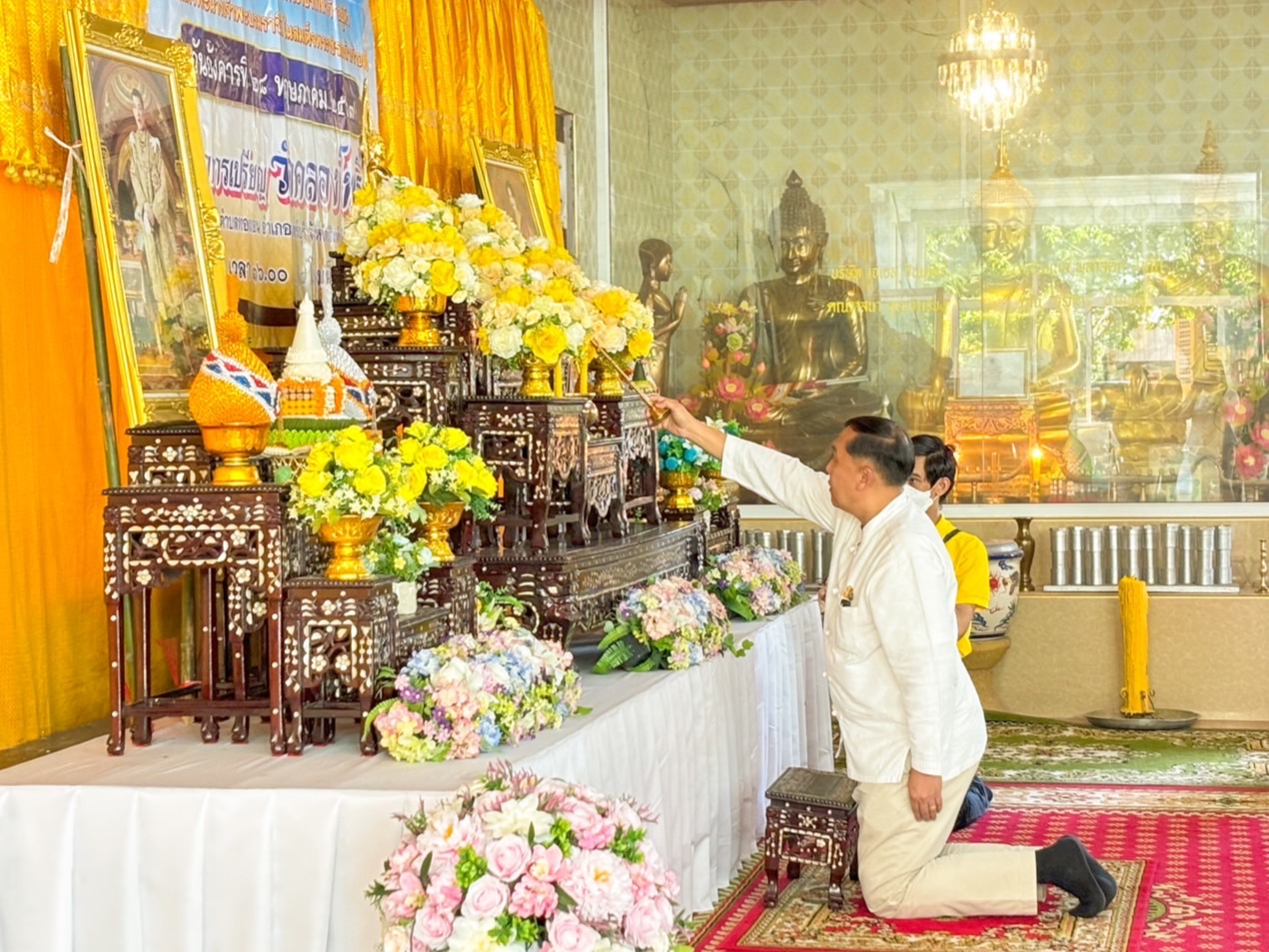 🌈 28/05/67 พช.สิงห์บุรี ร่วมพิธีเจริญพระพุทธมนต์เฉลิมพระเกียรติถวายพระพรชัยมงคลแด่ พระบาทสมเด็จพระเจ้าอยู่หัว เนื่องในโอกาสวันเฉลิมพระชนมพรรษา 6 รอบ 28 กรกฏาคม 2567