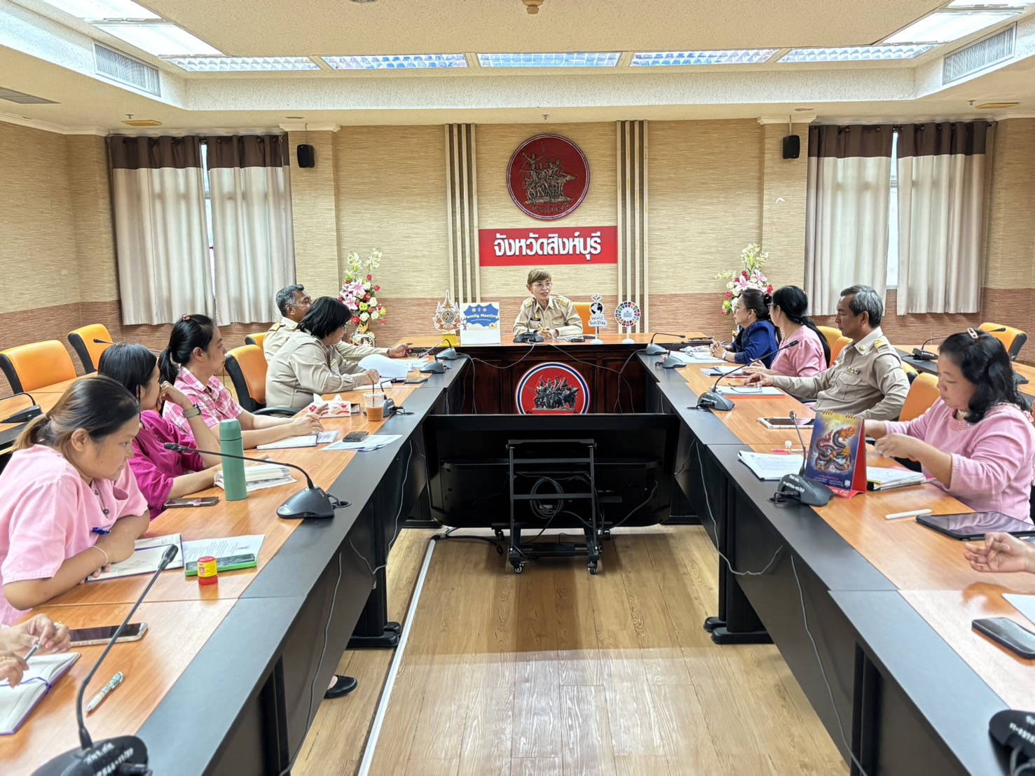 🌈 04/06/67 พช.สิงห์บุรี จัดประชุม Family Meeting สำนักงานพัฒนาชุมชนจังหวัดสิงห์บุรี ครั้งที่ 7/2567
