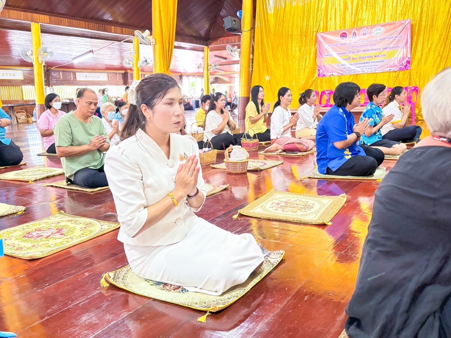 🌈 21/06/67 พช.สิงห์บุรี ร่วมโครงการเข้าวัดปฏิบัติธรรมวันธรรมสวนะจังหวัดสิงห์บุรี