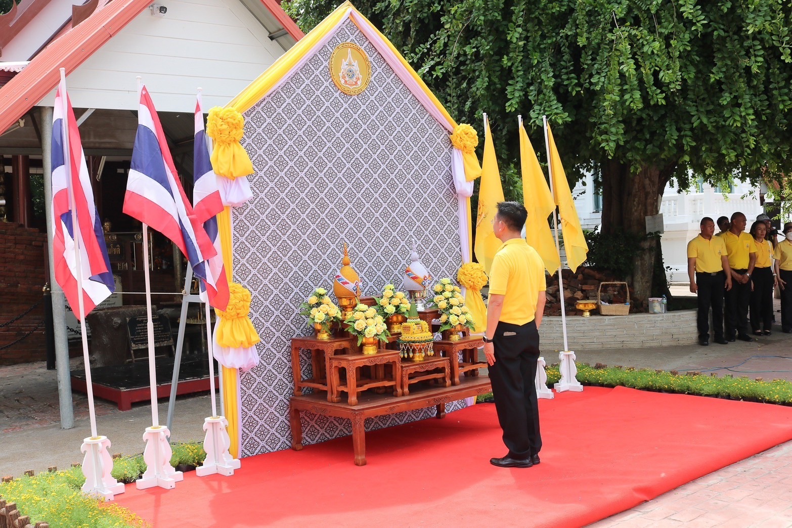 🌈 03/07/67 พช.สิงห์บุรี ร่วมซักซ้อมพิธีจัดทำน้ำพระพุทธมนต์ศักดิ์สิทธิ์ งานเฉลิมพระเกียรติพระบาทสมเด็จพระเจ้าอยู่หัว เนื่องในโอกาสมหามงคลเฉลิมพระชนมพรรษา 6 รอบ 28 กรกฎาคม 2567 จังหวัดสิงห์บุรี