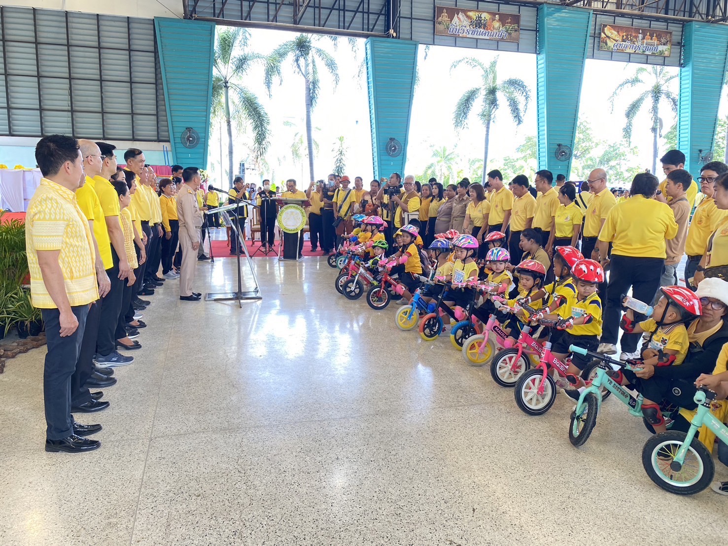 🌈 06/08/67พช.สิงห์บุรี ร่วมพิธีเปิดการแข่งขันจักรยานขาไถ (Balance Bike) เฉลิมพระเกียรติพระบาทสมเด็จพระเจ้าอยู่หัว เนื่องในโอกาสพระราชพิธีมหามงคลเฉลิมพระชนมพรรษา 6 รอบ 28 กรกฎาคม 2567