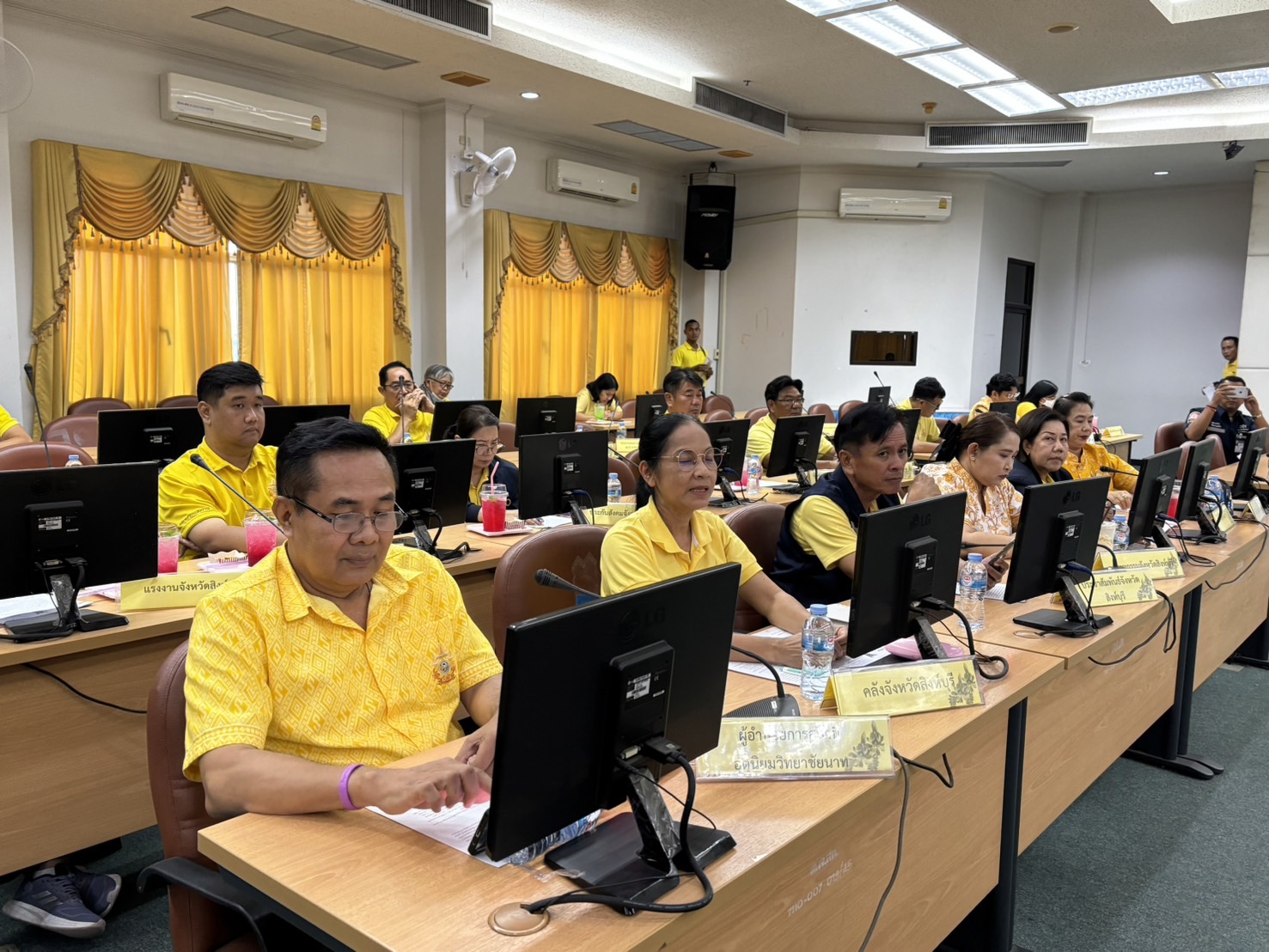 🌈 02/09/67 พช.สิงห์บุรี ร่วมประชุมการเตรียมการป้องกันและแก้ไขปัญหาอุทกภัย ปี 2567